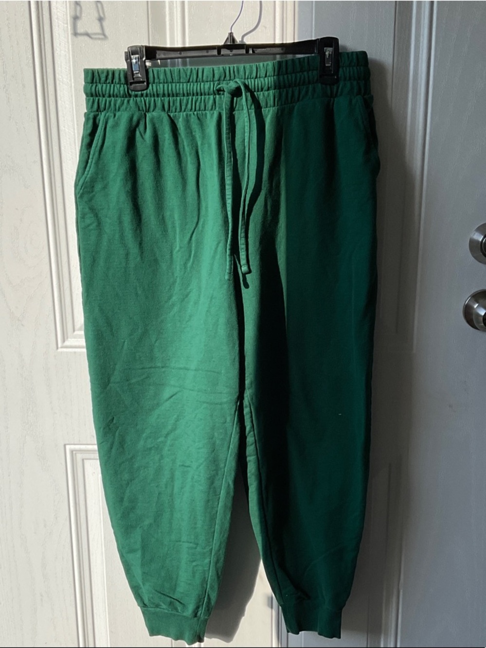 Zenana Outfitters Forest Green Elastic Waist Joggers